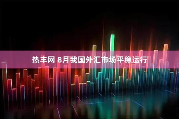 热丰网 8月我国外汇市场平稳运行